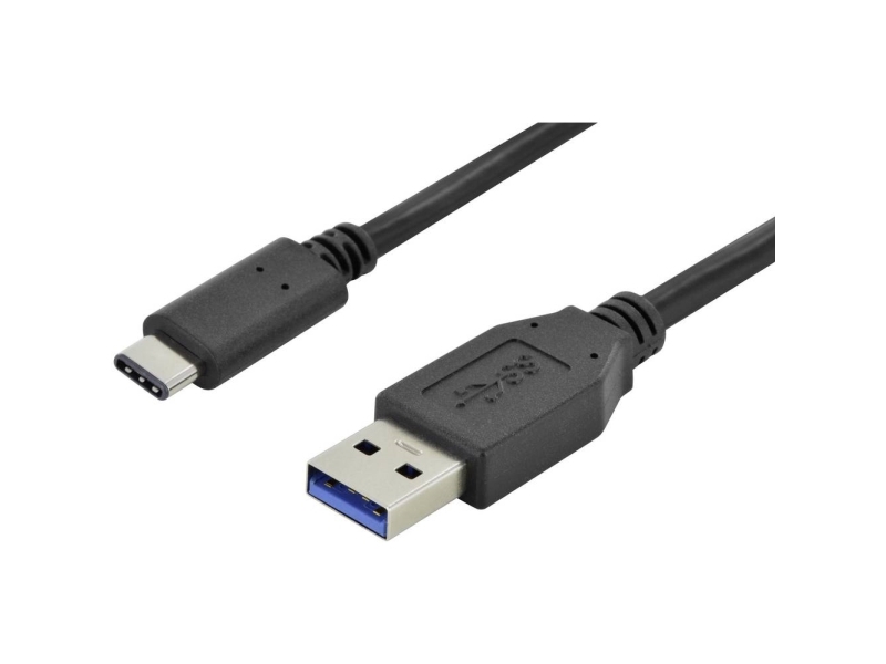 Digitus Usb-C Anschlusskabel, Usb-A - Usb-C, 1 M, Usb C, Usb A, Usb 3.2 Gen 1 (3.1 Gen 1), Stecker/Stecker, Schwarz