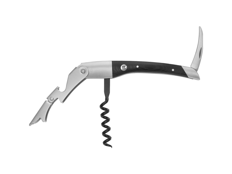 ZWILLING 39500-053-0, Sommelier-kniv, Svart, Rostfritt stål, Rostfritt stål, 80 mm, 150 mm, 27 mm | Köksutrustning - Köksredskap - Vinöppnare | GameStuff