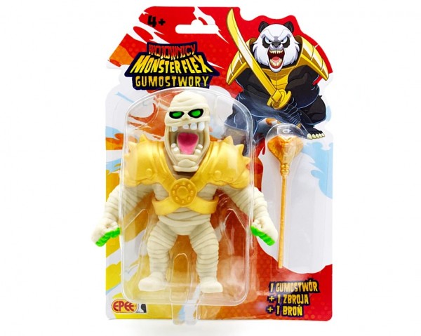 Degenfigur Gumshoe Warriors Mumie Mit Goldenem Kobrastab