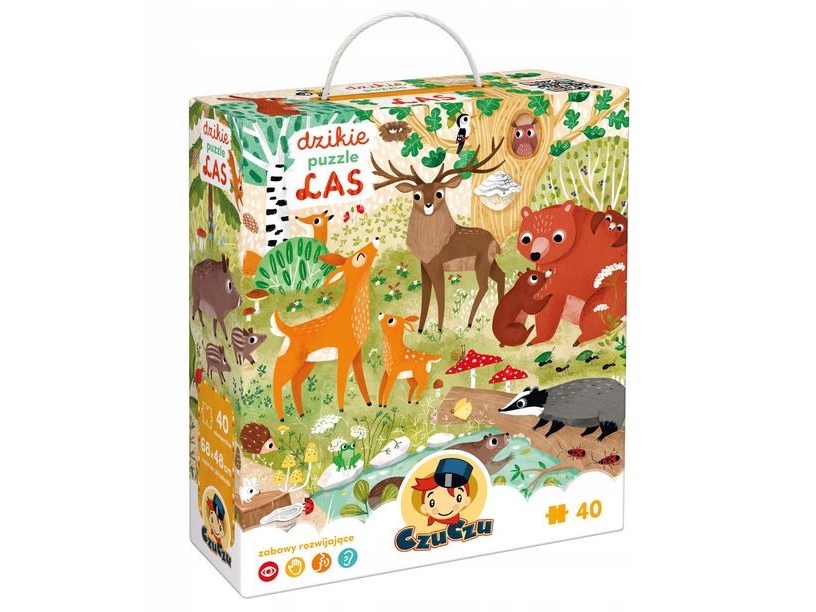 Czuczu Wild Puzzle - Wald 40 Elemente
