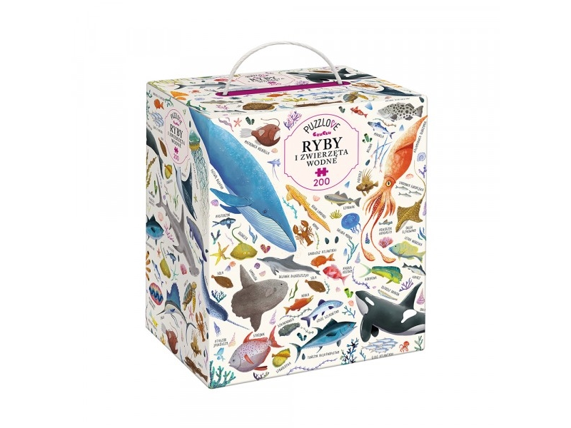 Czuczu Puzzle Puzzlove Fische Und Wassertiere 200 Elemente