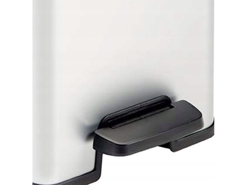 Curver Slim Bin 40L, 40 L, Firkant, Plast, Sort, Sølv, Pedal, 250 Mm