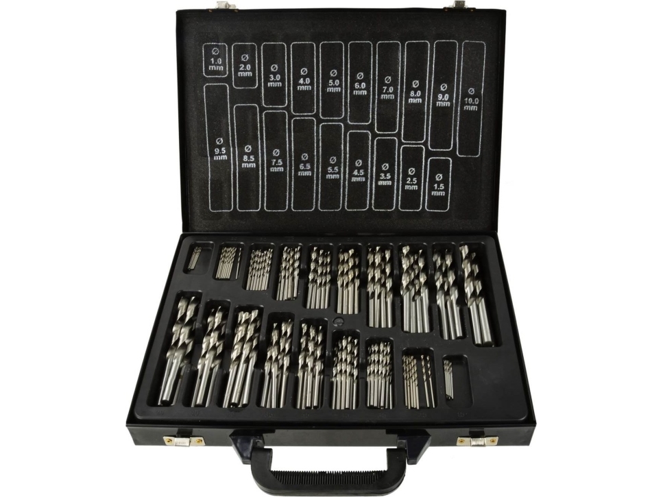 Geko HSS cylindrisk bor 1,0-10,0 mmmm