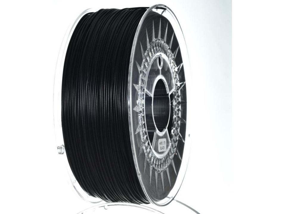 Plastikas Devil Design Hips - 1.75Mm - 1Kg - Juodas