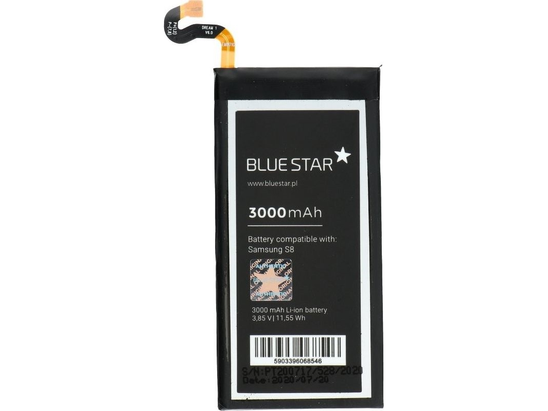 Bluestar Blue Star Mėlynas Star Premium Baterija, Skirta Samsung S8 3000 Mah