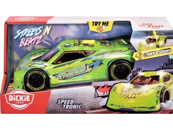 Dickie Toys Bil m. Lys/Lyd - Streets N Beatz - Speed Tronic