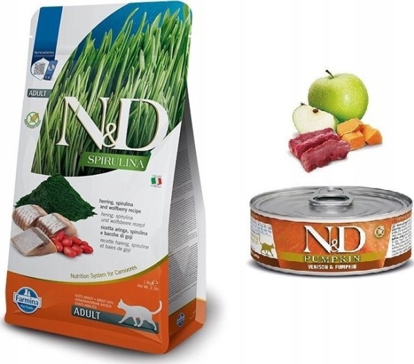 Farmina N&Ampd Spirulina Hering - Trockenfutter Für Kätzchen - 1,5Kg