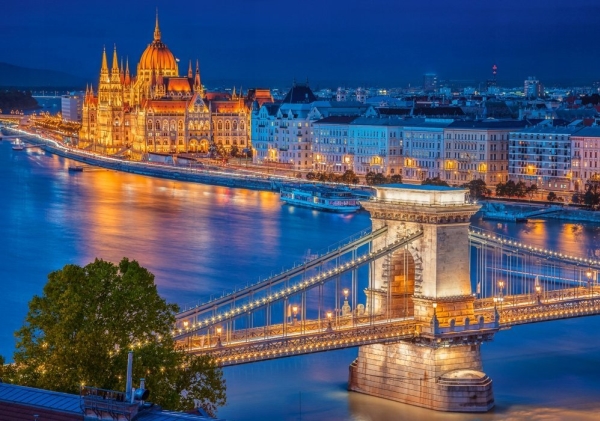 Castor Pussel 500 bitar Budapest by Night | Leksaker - Spel - Pussel | GameStuff