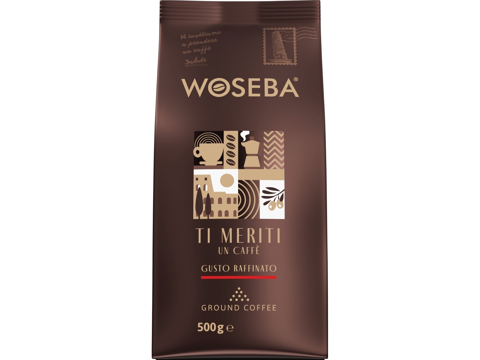 Malet Kaffe Woseba Ti Meriti Gusto Raffinato 500 G