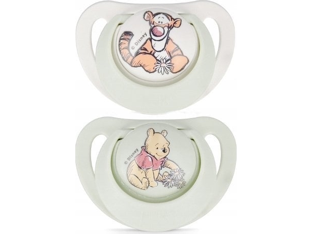 Nuk Silikonesut 6-18M Star Tiger/Cub Sut Op.2Stk 10736940