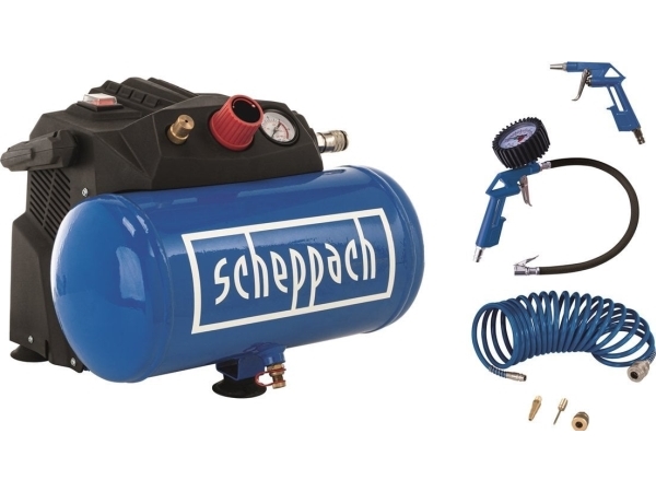 Scheppach Druckluft-Kompressor 6 L 8 Bar (5906153901)
