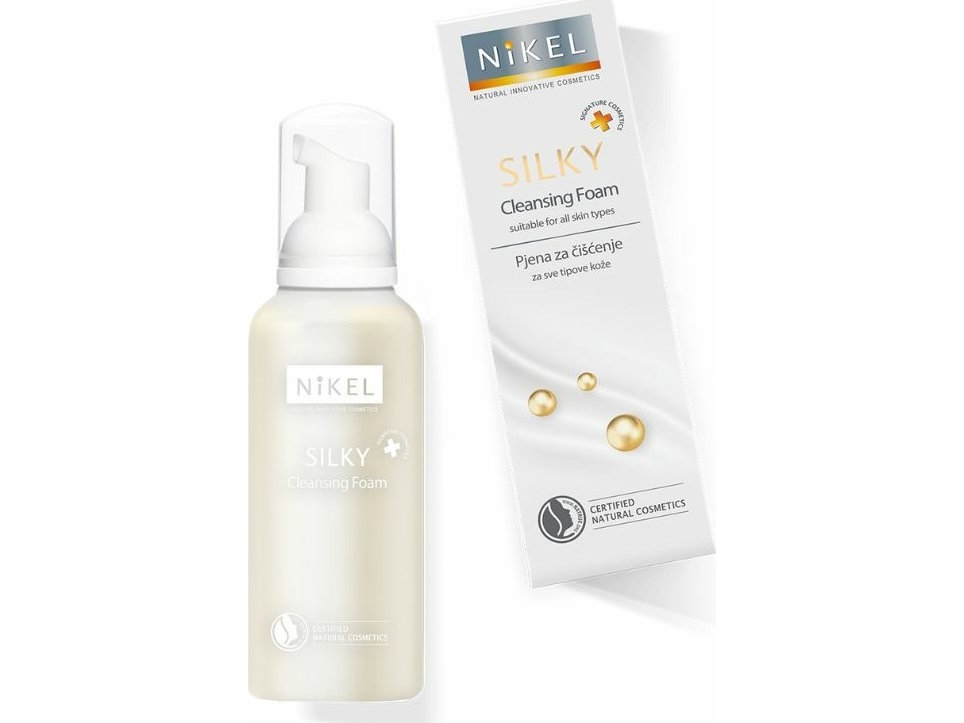 Nikel Silky Rengøringsskum Baseret På Rosenvand 150 Ml