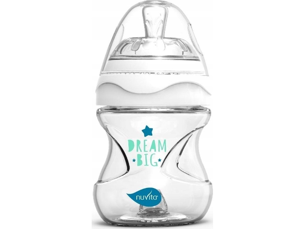 Nuvita Nuvita, Anti-kolik glasflaska vit, 140 ml | Baby & barn - Amning - Nappflaska | GameStuff