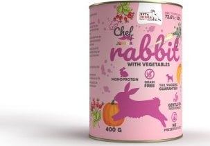 Syta Micha Kaninchen Mit Gemüse Für Welpen - Nassfutter Für Hunde - 400G