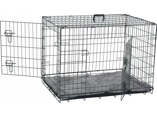 Zolux Hundebox Mit Bodenmatte Nomad 2In1 S 61X46x51 Cm