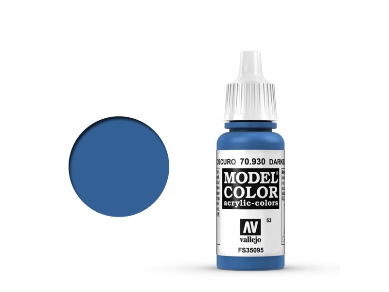 Vallejo 70.930, 17 Ml, Blå, Mat, Flaske