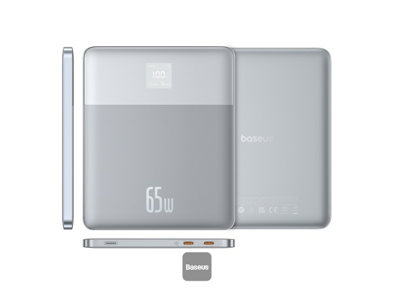 Baseus - Powerbank - Sølv