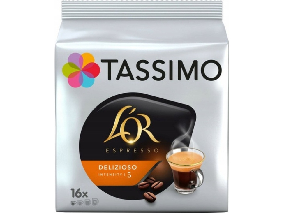 Tassimo L''or Espresso Delizioso, Kaffekapsel, Espresso, T Disc, 16 Kopper
