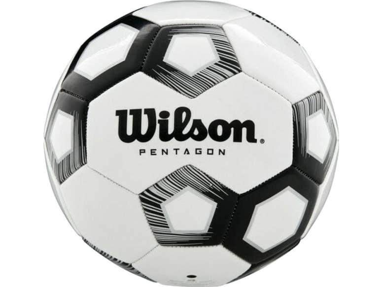 Wilson Wilson Pentagon Fotbollsboll WTE8527XB vit 3 | Utomhusleksaker - Spela i trädgården - Fotbollsmål | GameStuff