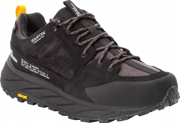 Jack Wolfskin Herren-Trekkingschuhe Jack Wolfskin Terraquest Texapore Low M 4056401-6000 Grau 45