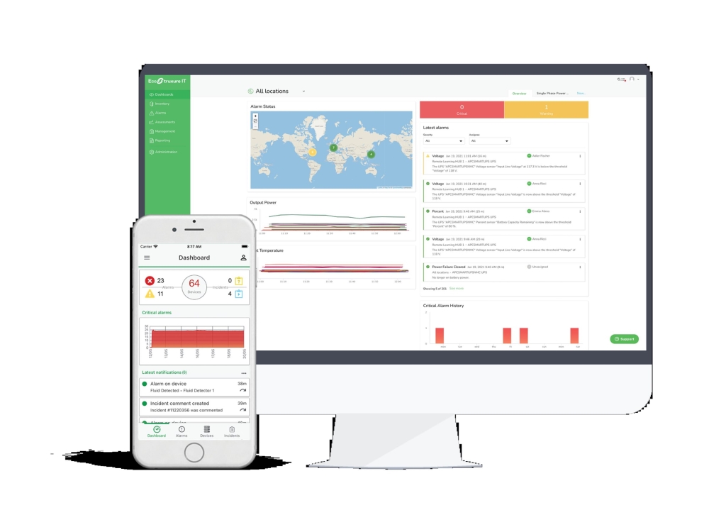 EcoStruxure IT Expert Access - Licensabonnemet (1 måned) - 100 nodes