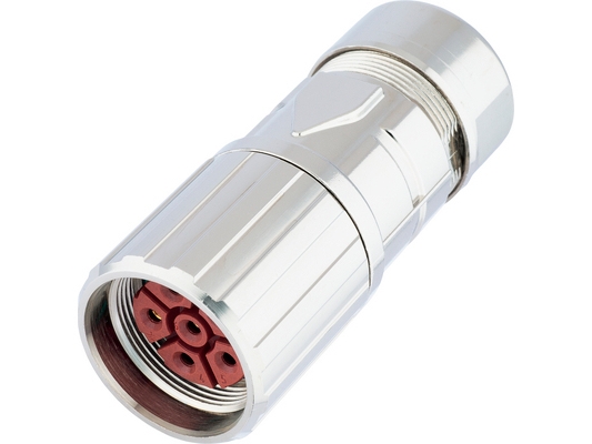 Lapp EPIC POWER LS1 D6 short, Lige, Hunstik/Hunstik, 250/630 V, 7 A, Sølv, Metal
