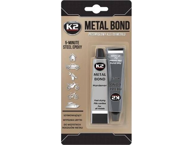 K2 Epoxylim Til Metalsamlinger Metal Bond 56,7 G