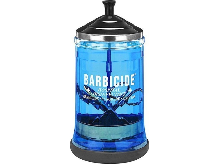 Barbicide-Desinfektionsbeholder Af Glas 750 Ml