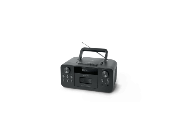 Muse | Bærbar CD-radio kassettebåndoptager med Bluetooth | M-182 DB | AUX-indgang | Sort