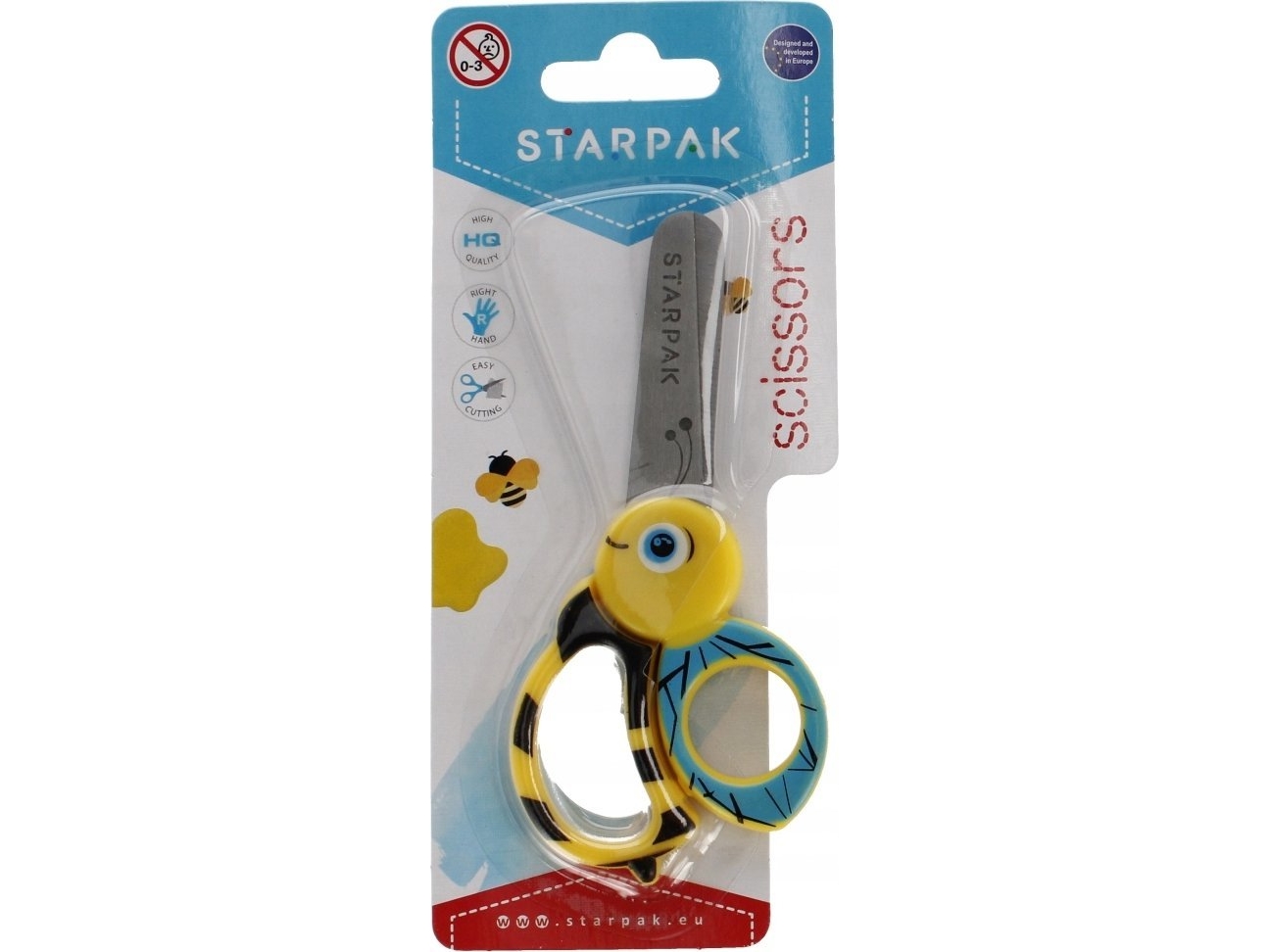 Starpak saks til NOZYCZKI MET 135 BEE STK B/C 12/288 PG