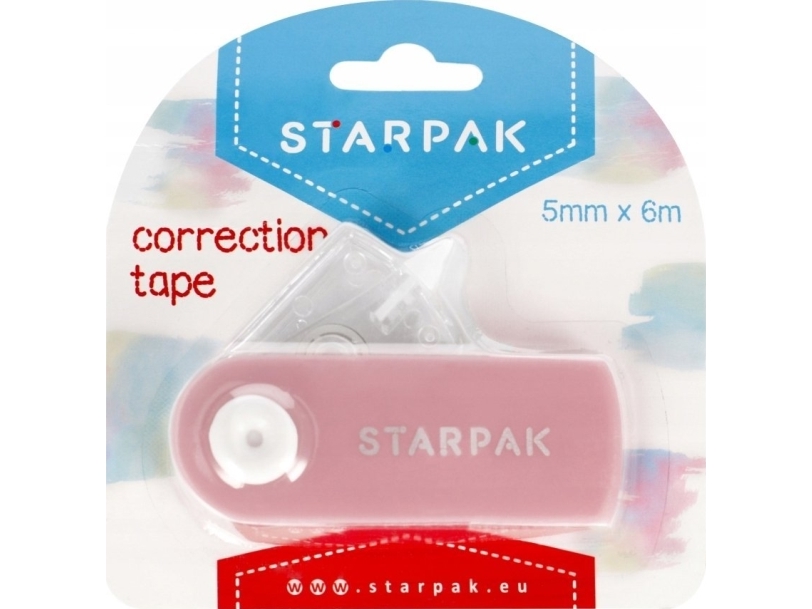 Starpak KOREKTOR W TASMIE 5MMX6MB PAST ROZ STK 12/432PG