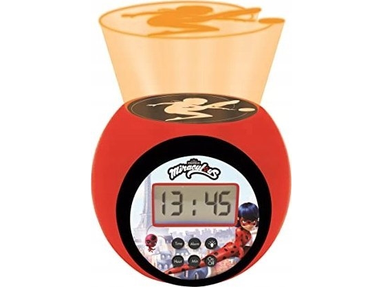 Lexibook Miraculous Alarm clock with projector and timer