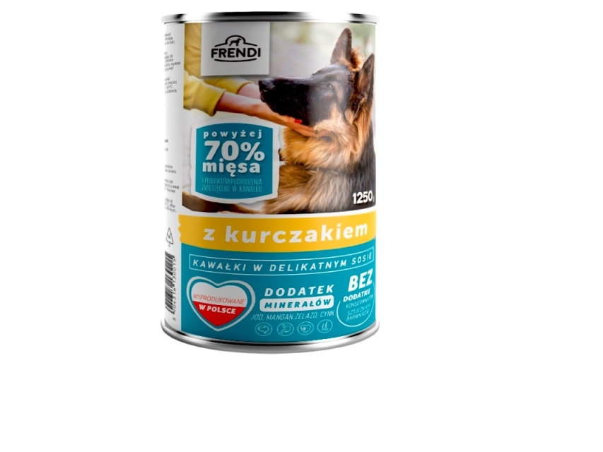 Pet Republic FRENDI PIES burk KURCZAK sås /8 1250g | Sällskapsdjur - Hund - - Blöt hundmat | GameStuff