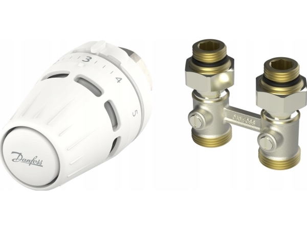 Danfoss 2-Delt Regus M30x1,5 + Rlv-Kb 1/2" Lige