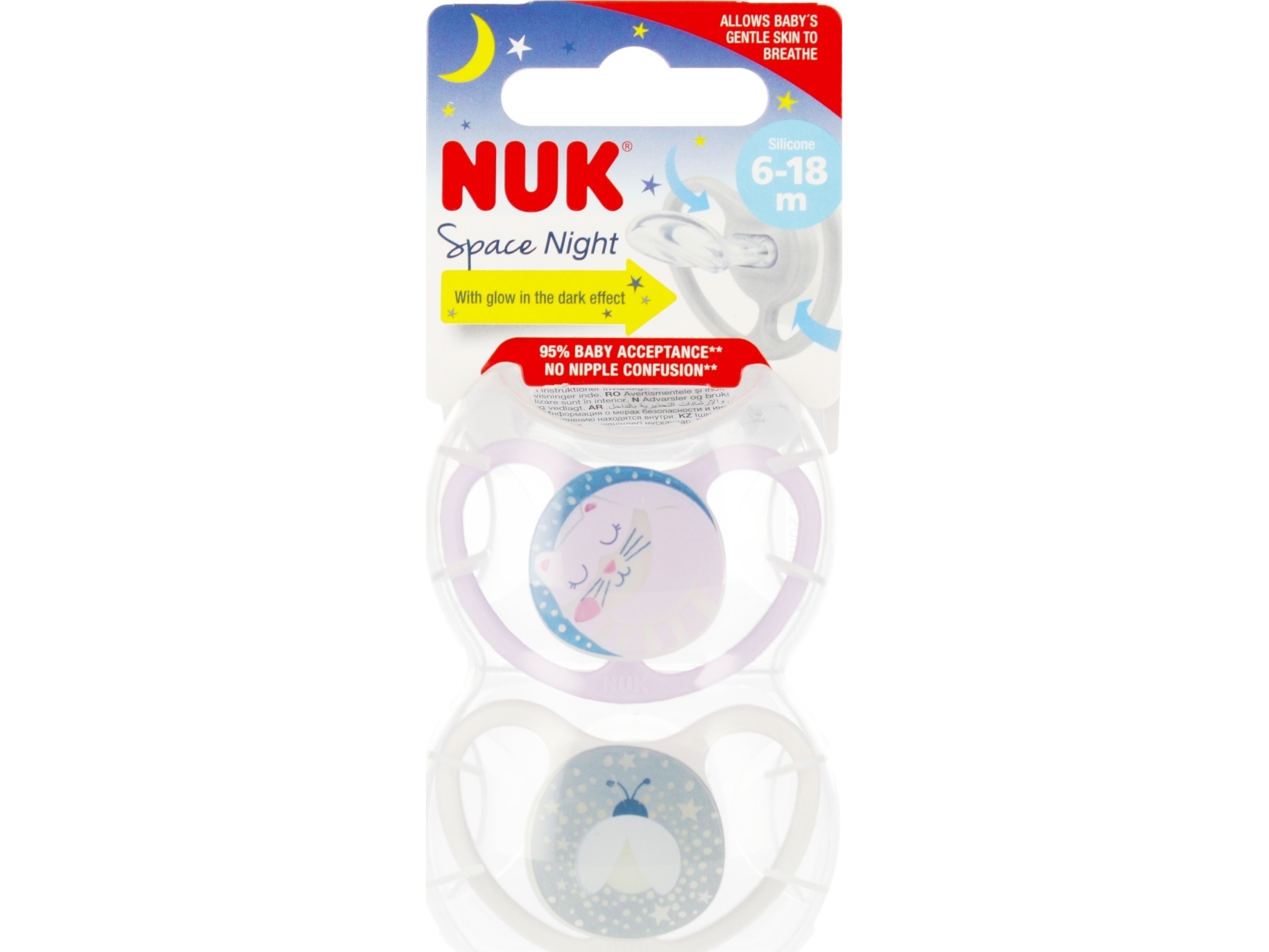 NUK NUK USP DUMMY 2EL 6-18 SIL L/B SPA 10736619 6