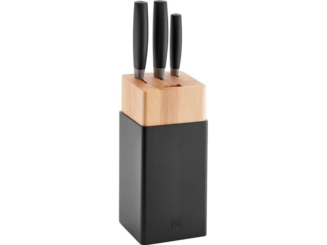 Zwilling 3 Noży W Bloku Czarny