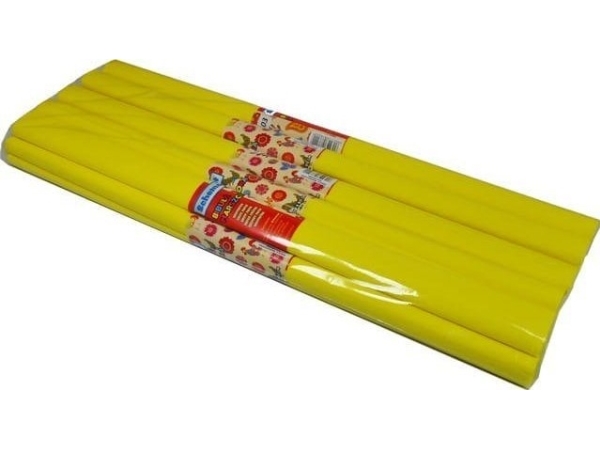 Krøllet silkepapir 03 citron (10 stk.)