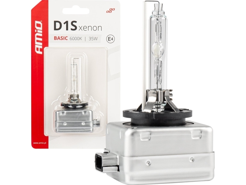 Xenon-Glühbirne Xenon D1s 35W 6000K Basic Blister Amio-03864