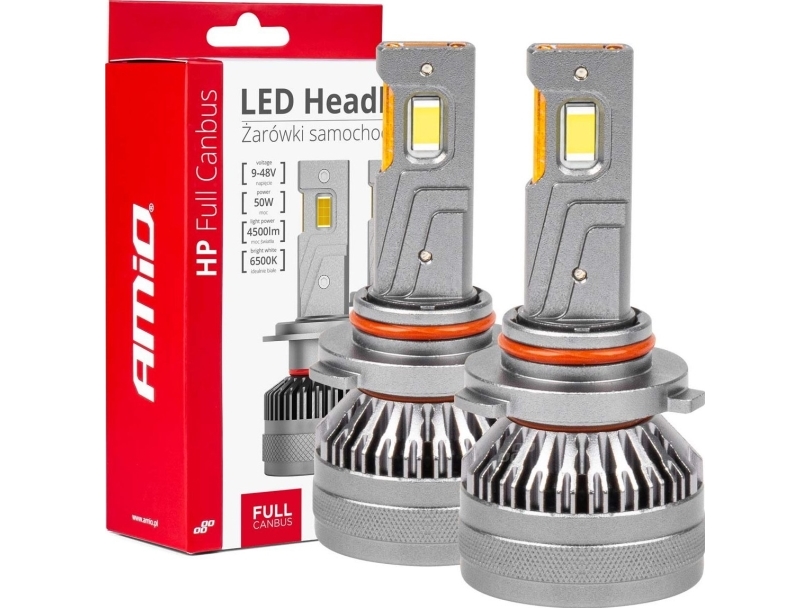 Led Žibintų Lemputės Hp Series Hb4 9006 Canbus Amio-03679