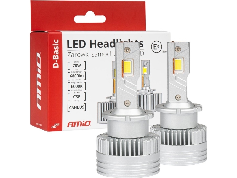 Led-Glühbirnen Amio D-Basic D4s D4r 6000K Canbus Amio-03629