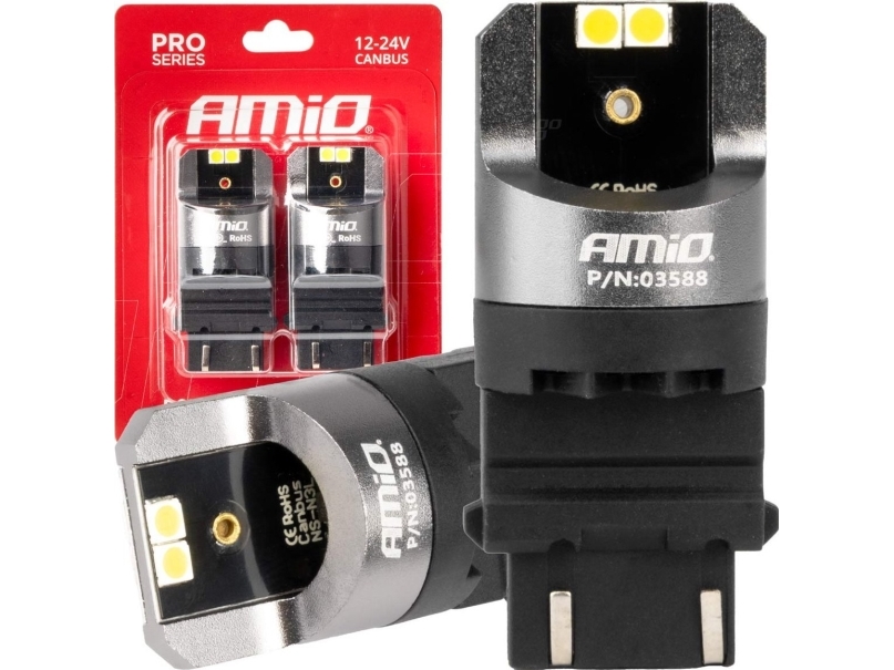 Varle Led-Lampen „Canbus Pro“ 3157 P27/7W 4X3030 Smd Weiß 12/24V