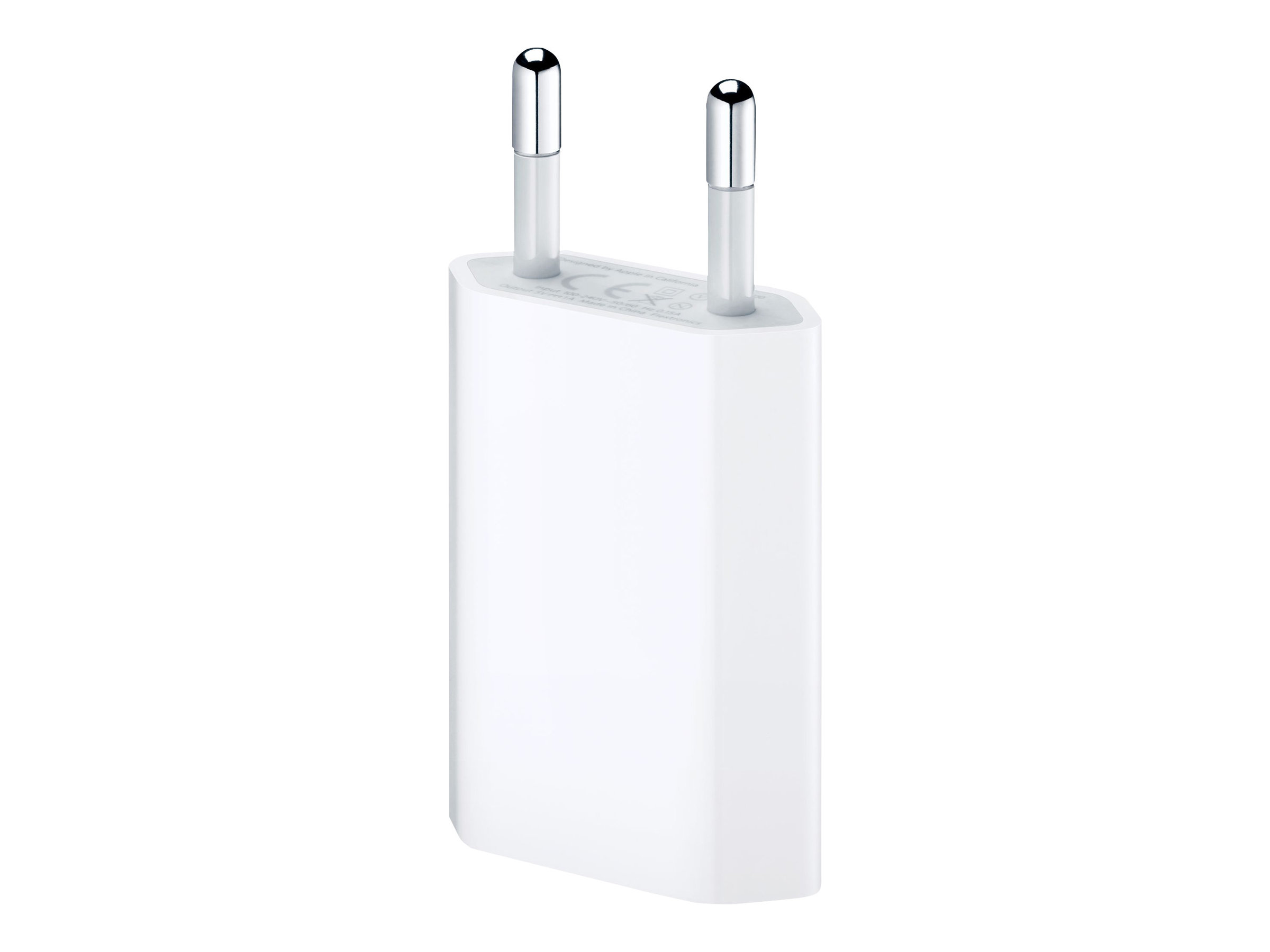 Apple 5W Power Adapter - Strømforsyningsadapter - 5 Watt (USB) - Europa - for Apple iPad/iPhone/iPod