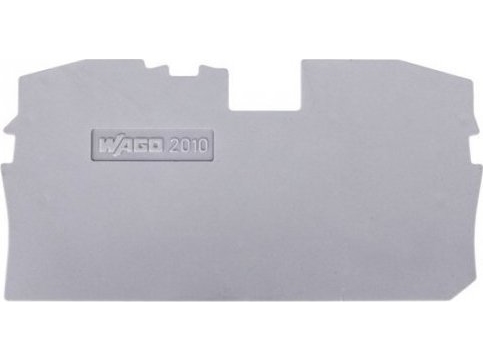 Wago 2010-1291, Anschlussblockabdeckung, Grau, 1 Mm, 67,2 Mm, 33,5 Mm, 2,36 G