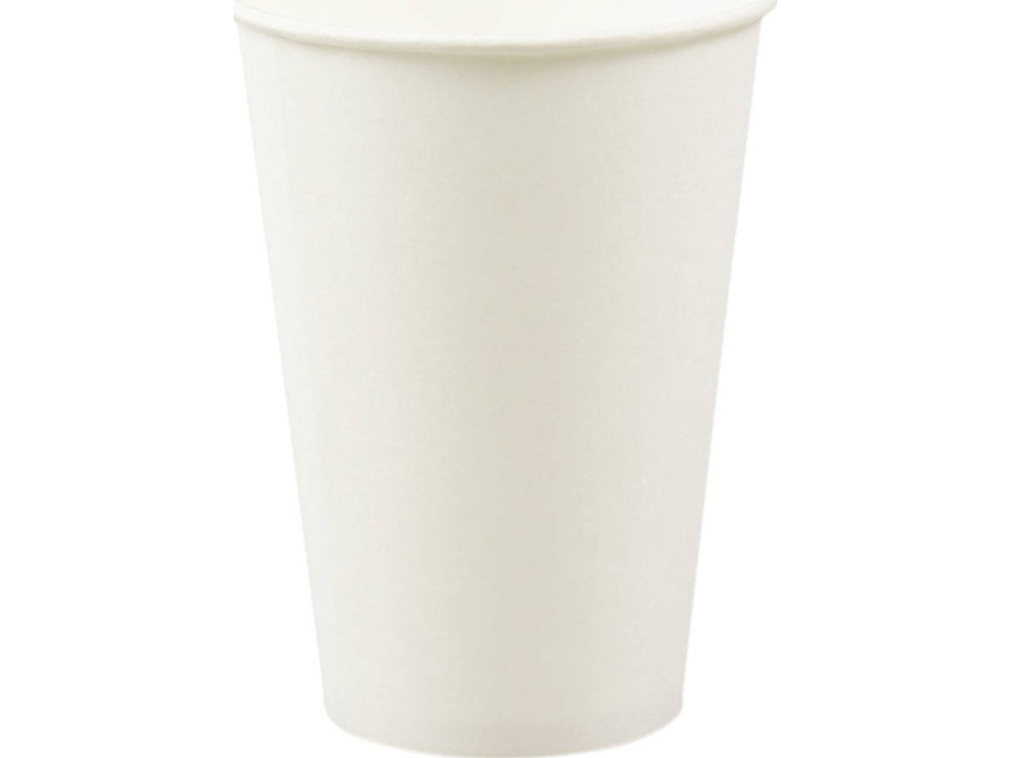 Engangspapirkopper hvide, 200 ml, one size