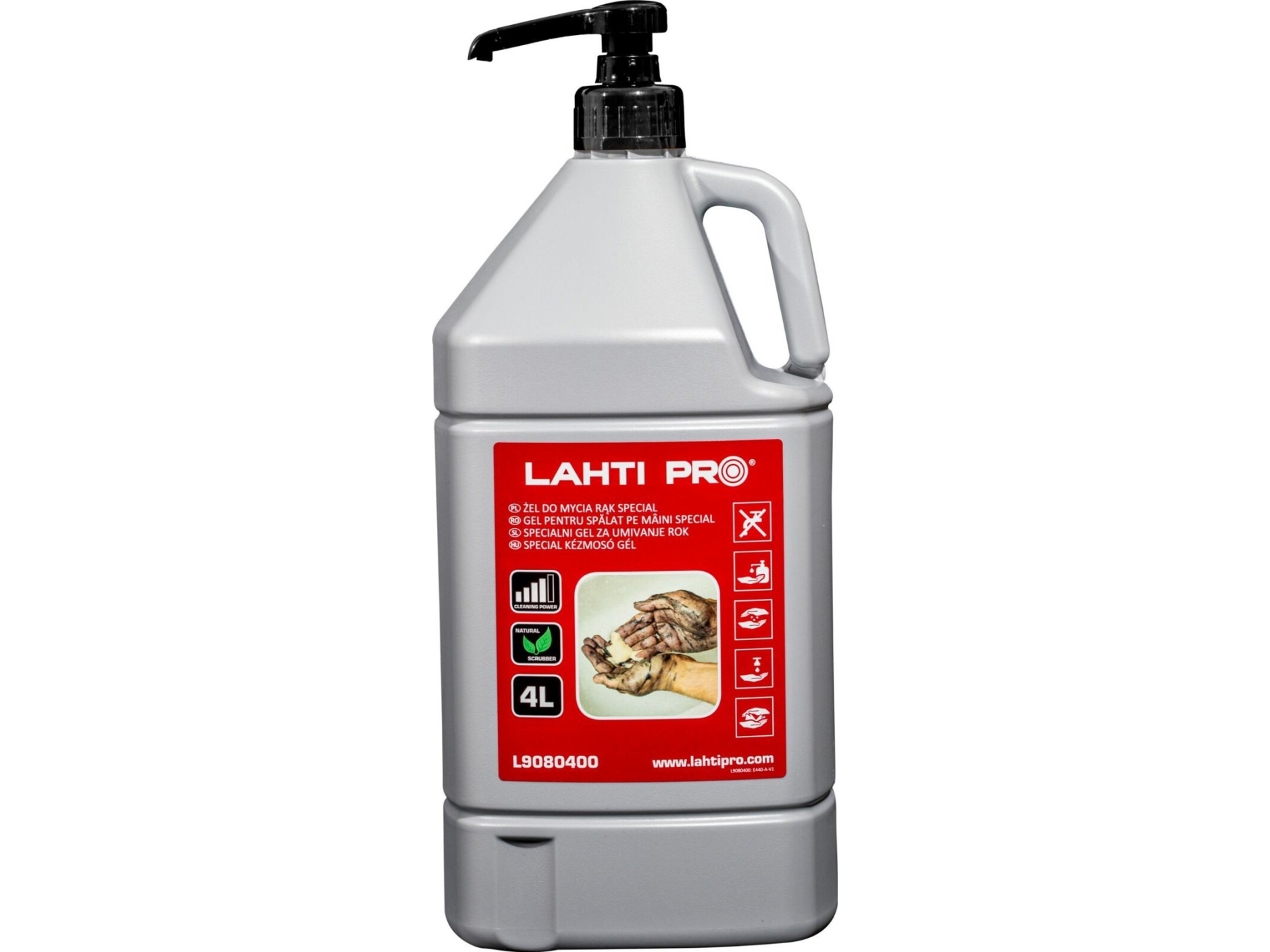Lahti Pro handrengöringsmedel gel special p401, 4l, lahti | N - A | GameStuff
