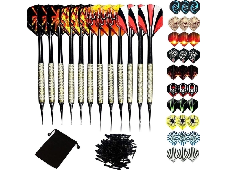 ATL DA201 set: 12 dartskaft, 100 pilar + 42 fjädrar | Sport & Träning - Sportutrustning - Dart spel | GameStuff