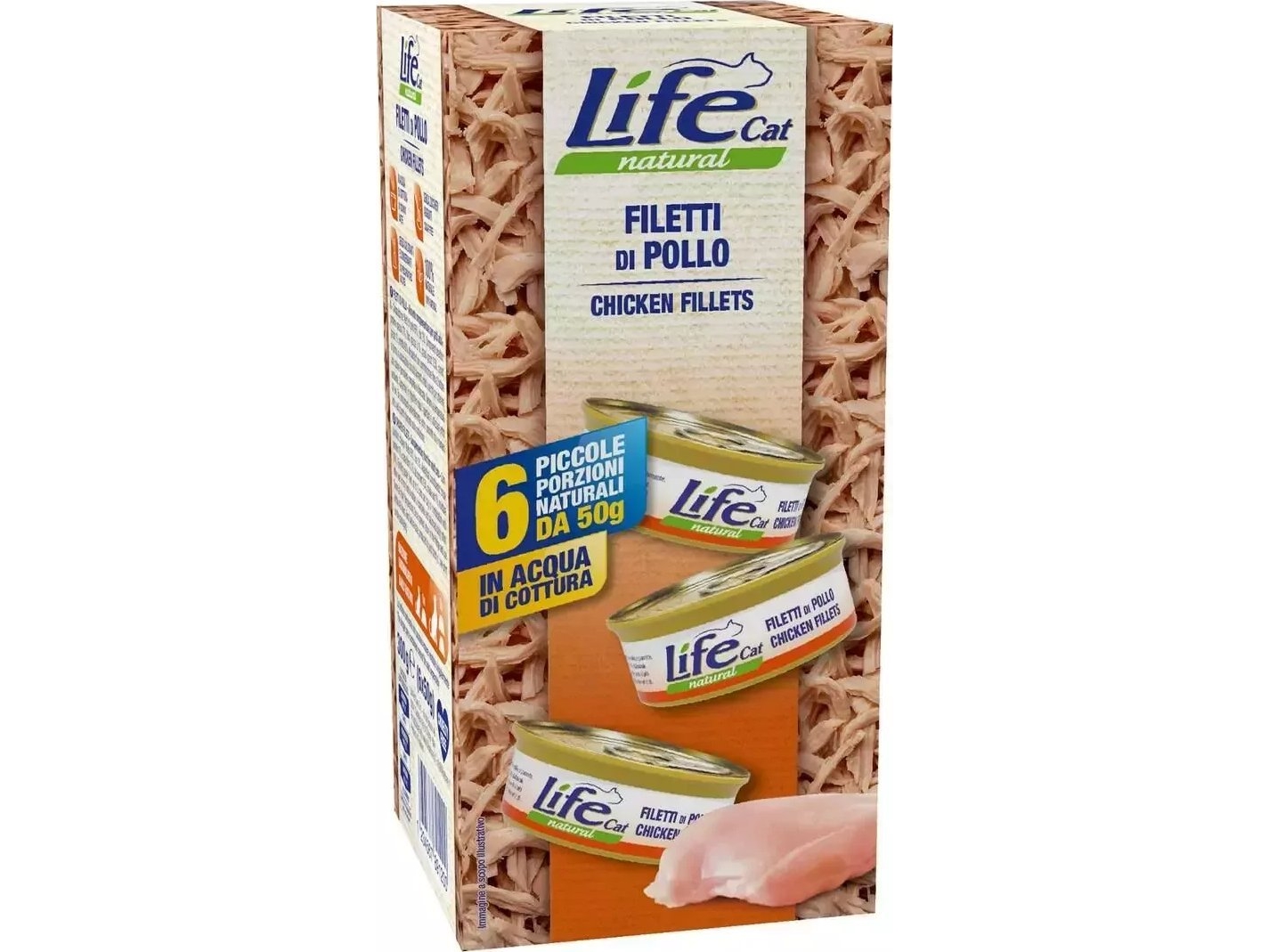 Life Pet Care Life Cat Karma Nassfutter Für Katzen, Huhn 6X50 G