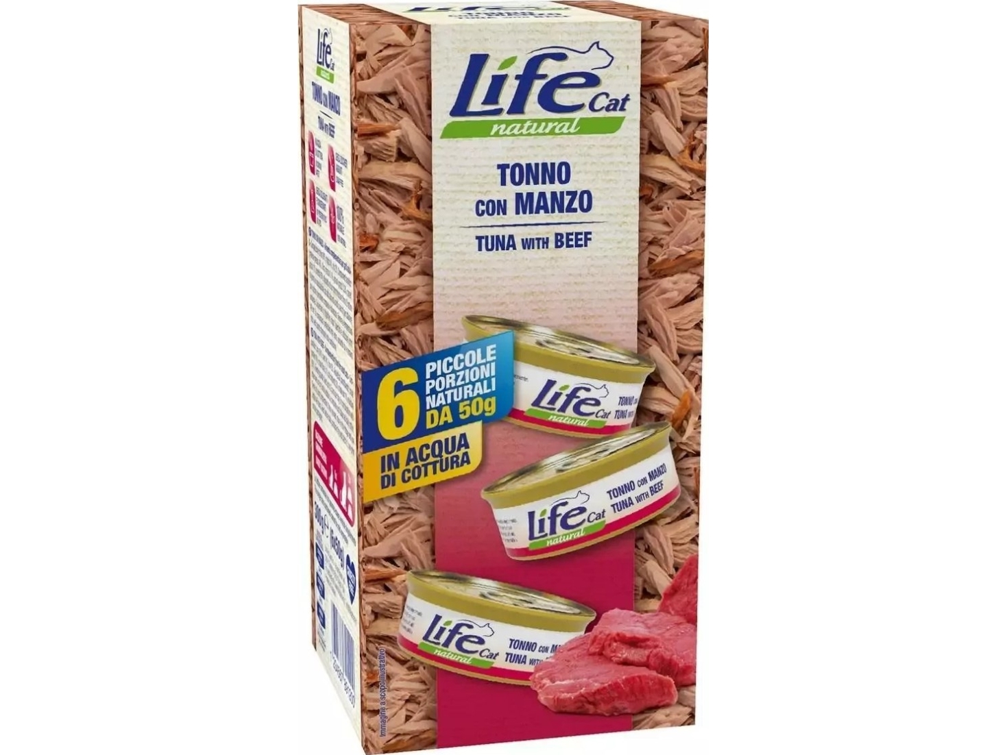 Life Pet Care Life Katzenfutter Thunfisch Rindfleisch 6X50g