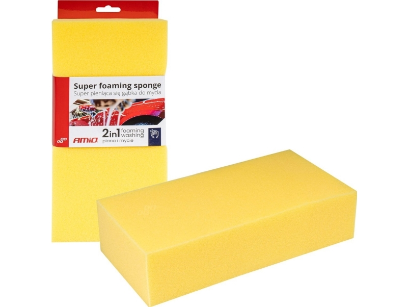 AMiO biltvättsvamp mjuk superskum amio-03842 | Bilvård & Biltillbehör - Exteriör Bilvård - Tvätttillbehör | GameStuff