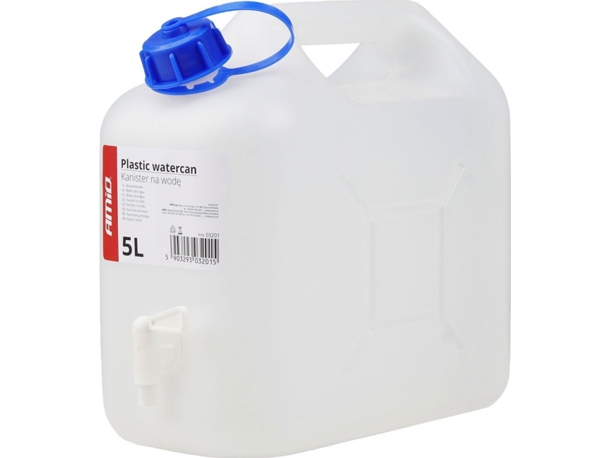AMiO Dunk zbiornik plastikowy na wodę z kranem 5l amio-03201